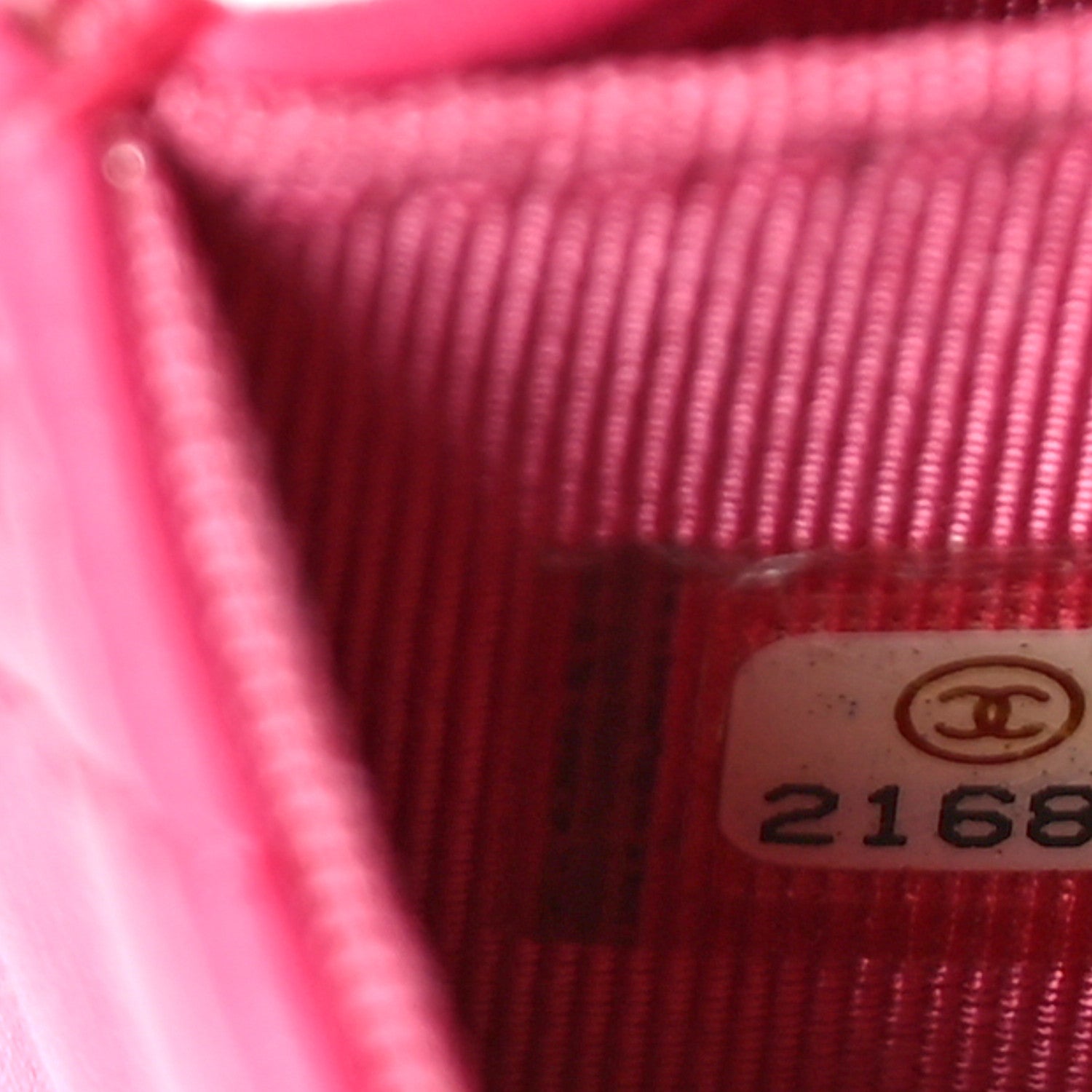 Chanel Lambskin Quilted Flap Card Holder Wallet Pink 7 of 14