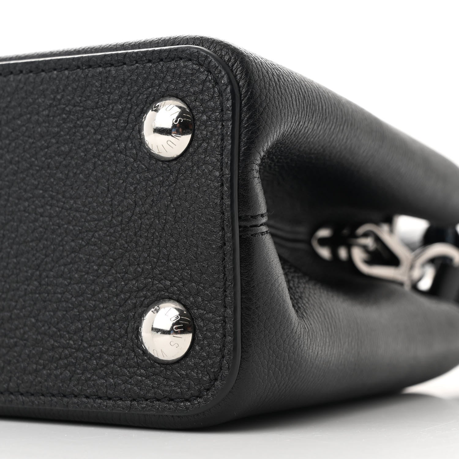 Louis Vuitton Taurillon Karung Capucines BB Black Cosmic 10 of 10