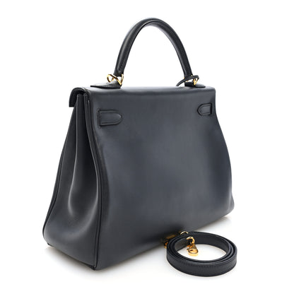 Hermes Swift Kelly Retourne 32 Graphite 3 of 10