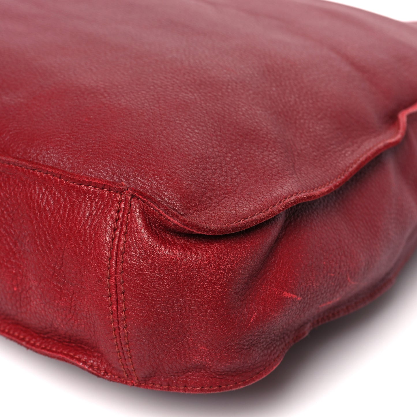 Cervo Deerskin Hobo Red