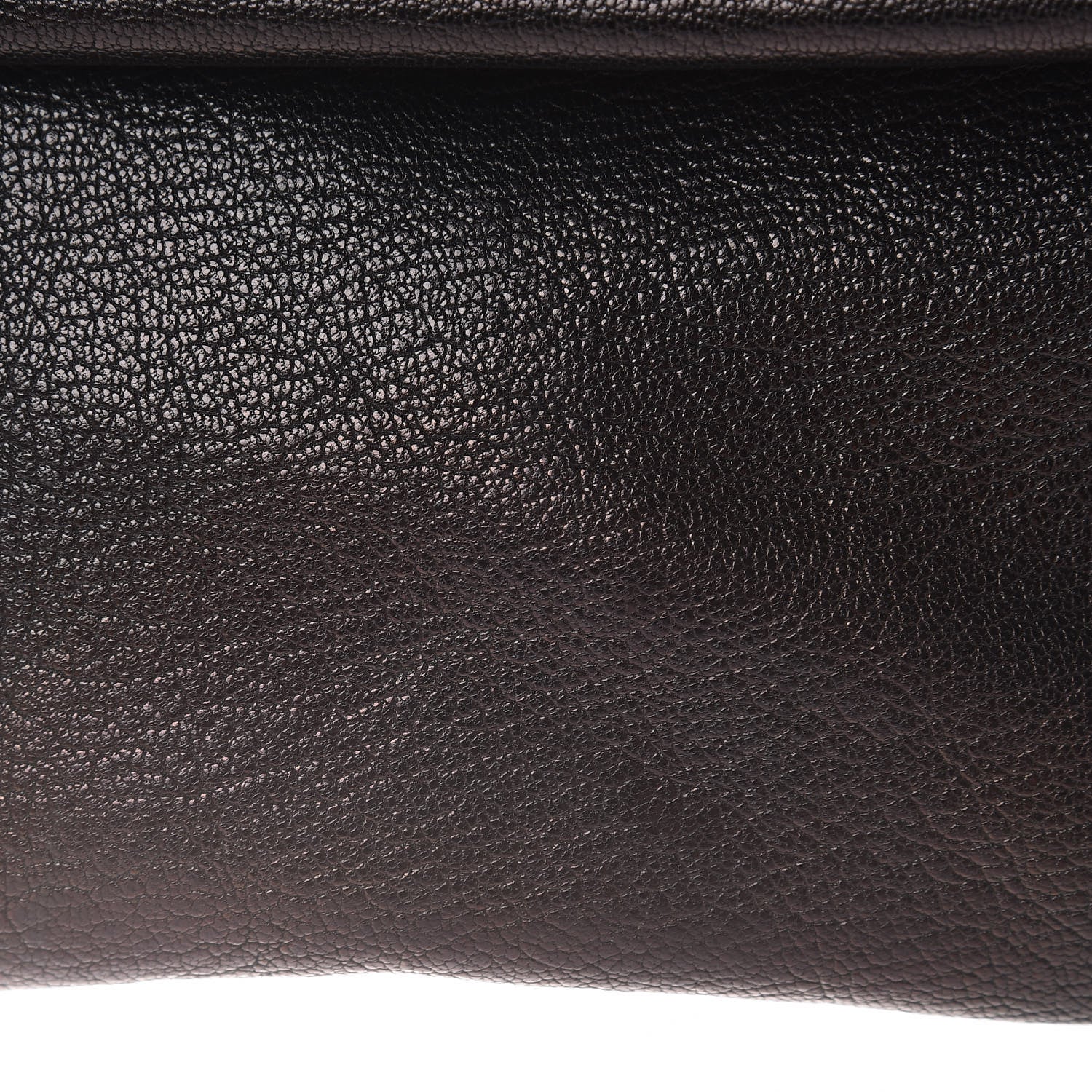 Balenciaga Chevre Gold Metallic Edge Hardware Envelope Clutch Black 10 of 10