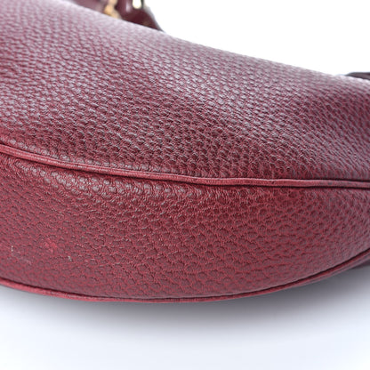 Gucci Calfskin Bamboo Ring Hobo Aubergine 6 of 16