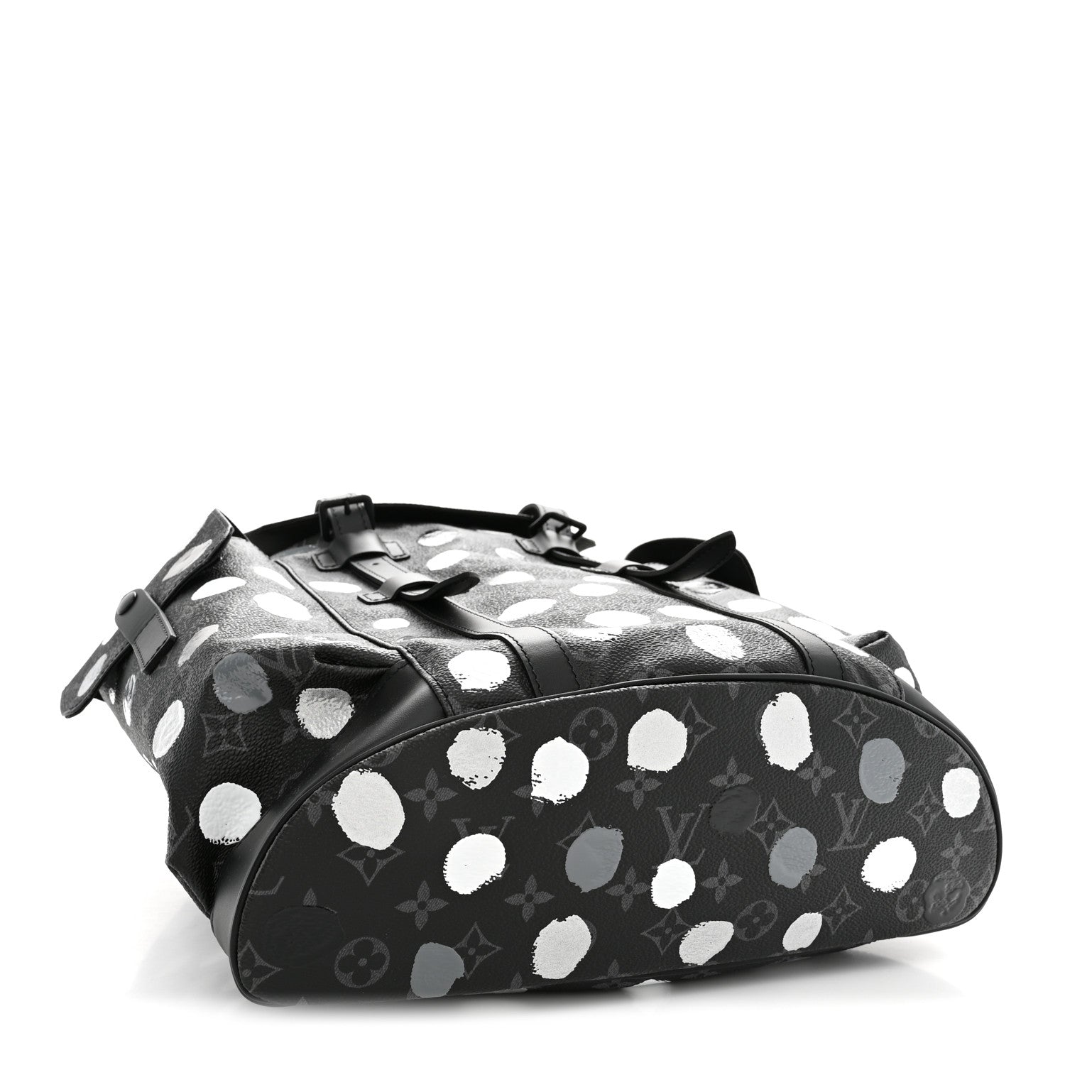 Louis Vuitton LV X YK Monogram Eclipse Dots Christopher MM Backpack Black 4 of 9