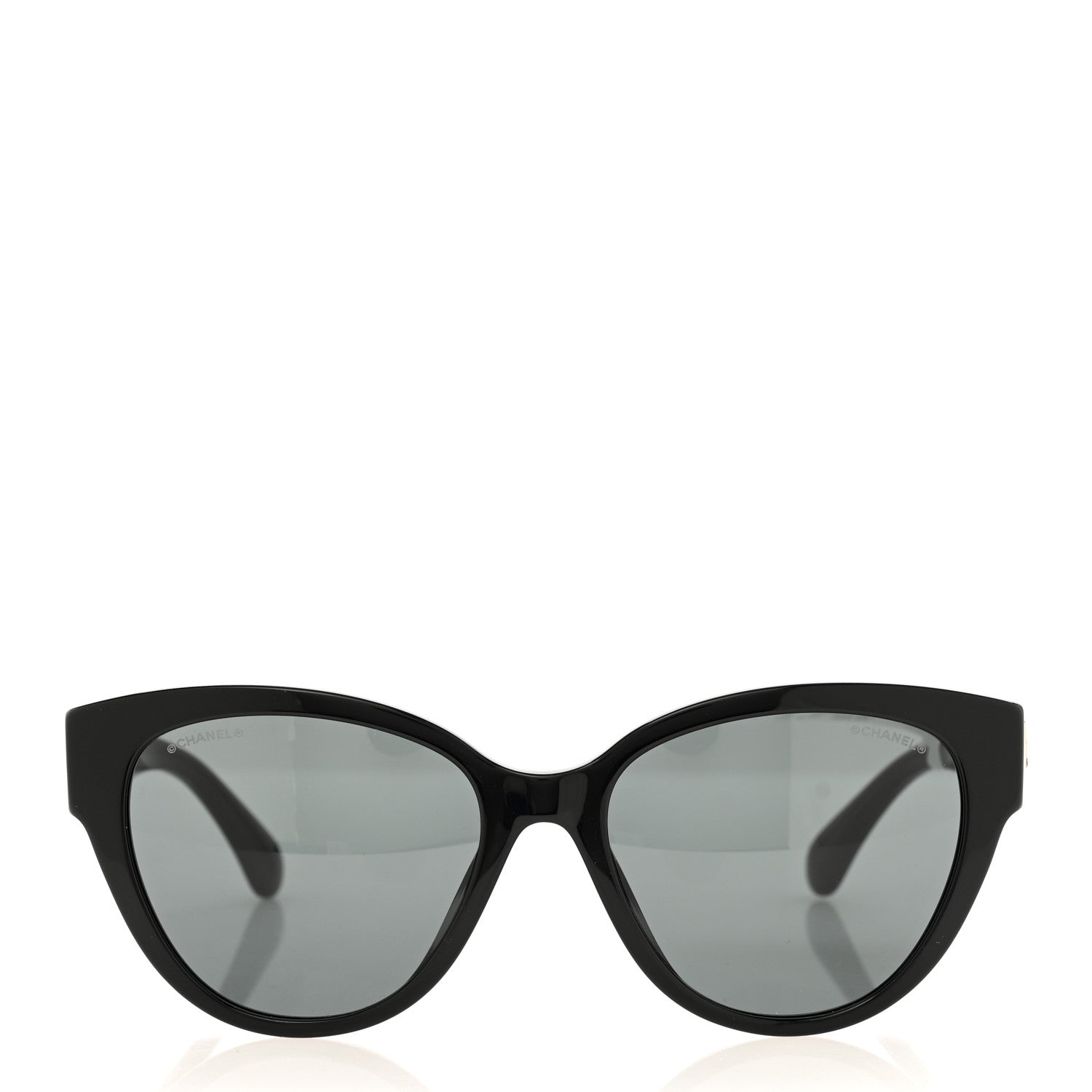Chanel Acetate Enamel Heart Butterfly Sunglasses 5477-A Black 2 of 6