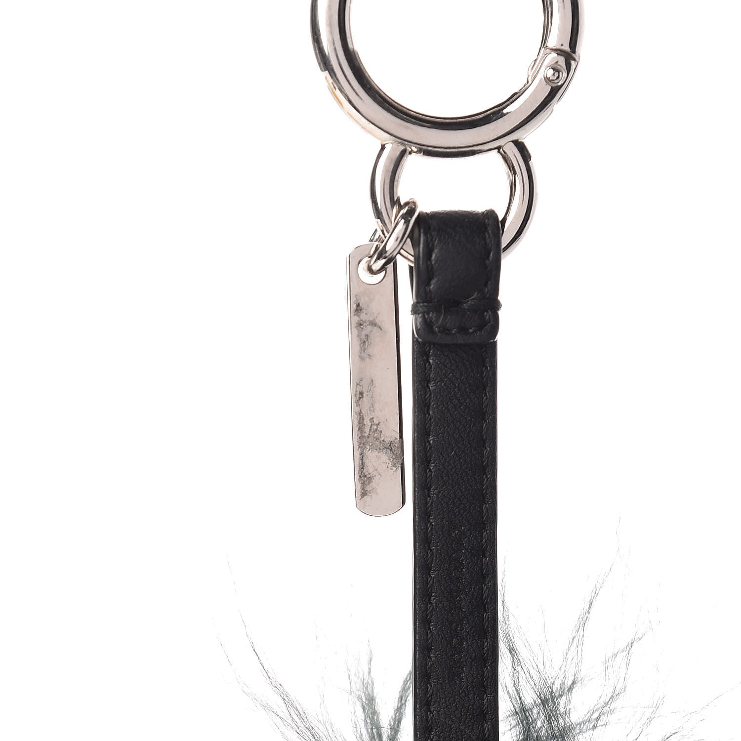 Fendi Mink Fox Fur Dad Wonders Bag Charm Black Multicolor 5 of 6