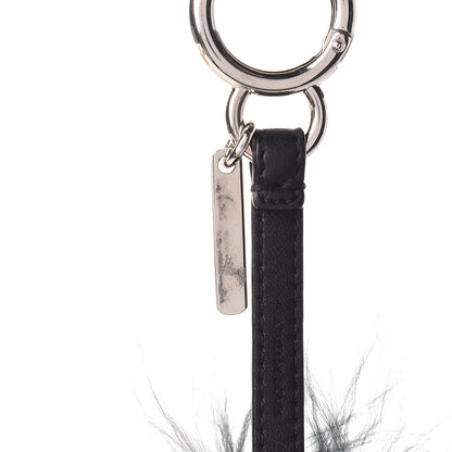 Fendi Mink Fox Fur Dad Wonders Bag Charm Black Multicolor 5 of 6