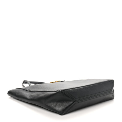 Gucci New Sakai Calfskin Lux Medium Dahlia Tote Black 5 of 11