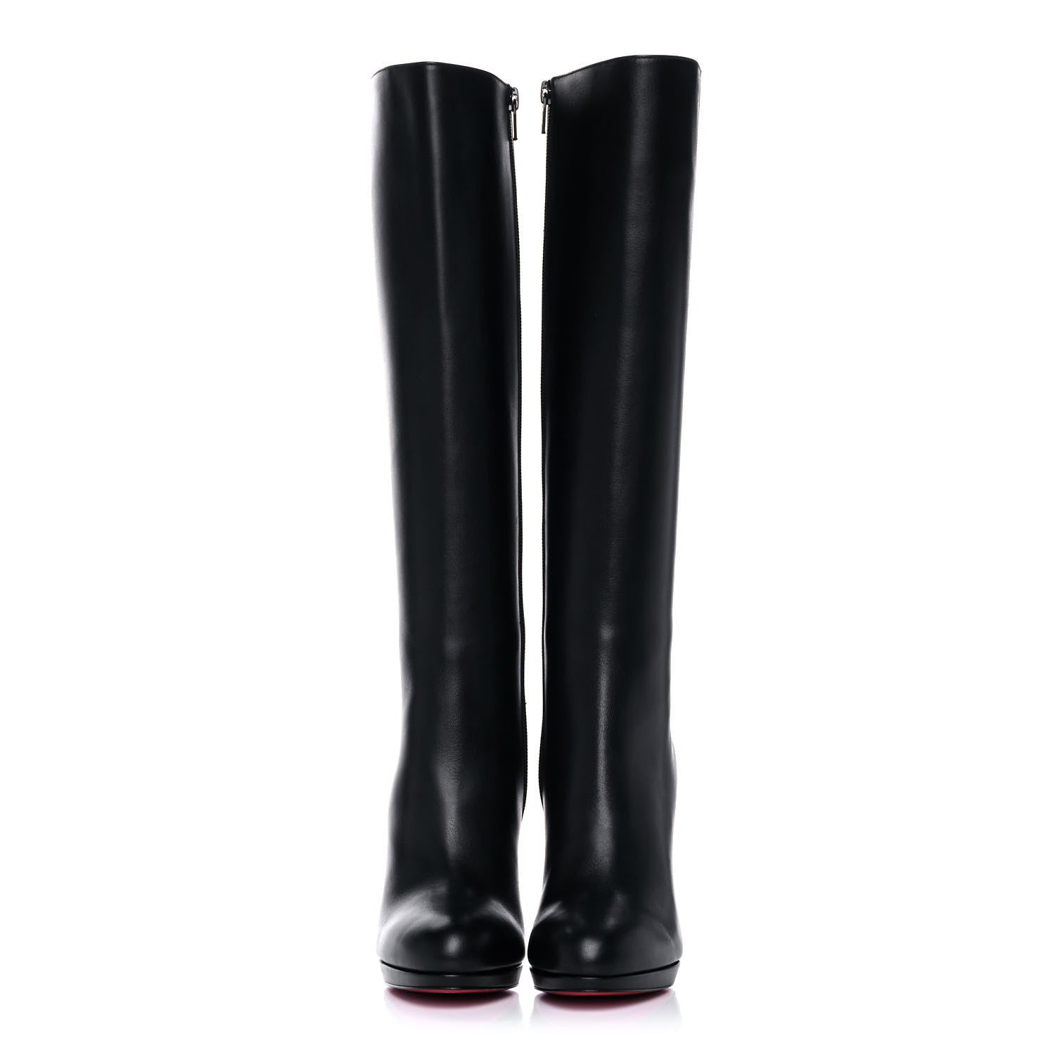 Christian Louboutin Calfskin Botalli 120 Tall Boots 36.5 Black 2 of 9