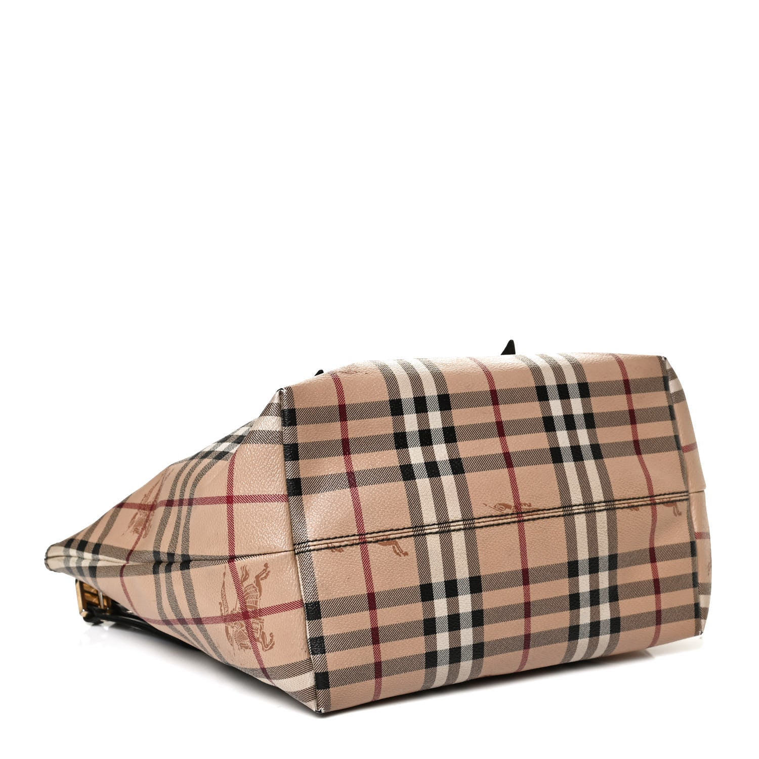 Burberry Haymarket Check Small Salisbury Tote Chocolate 4 of 13
