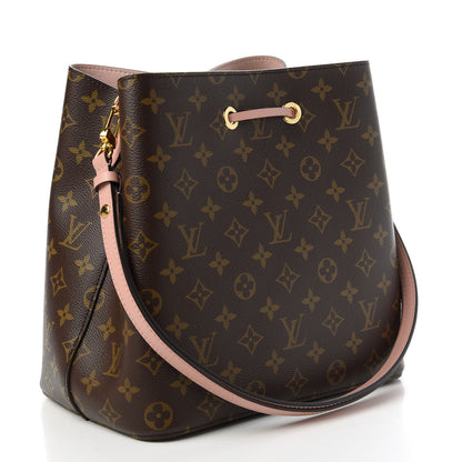 Louis Vuitton Monogram Neonoe MM Rose Poudre 3 of 11