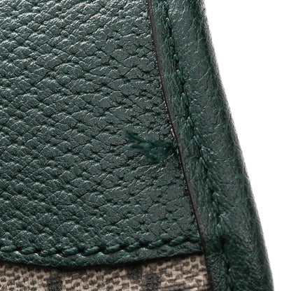Gucci Soft GG Supreme Monogram Neo VintageWeb Skull Medium Duffle Bag Beige New Acero Green 10 of 13