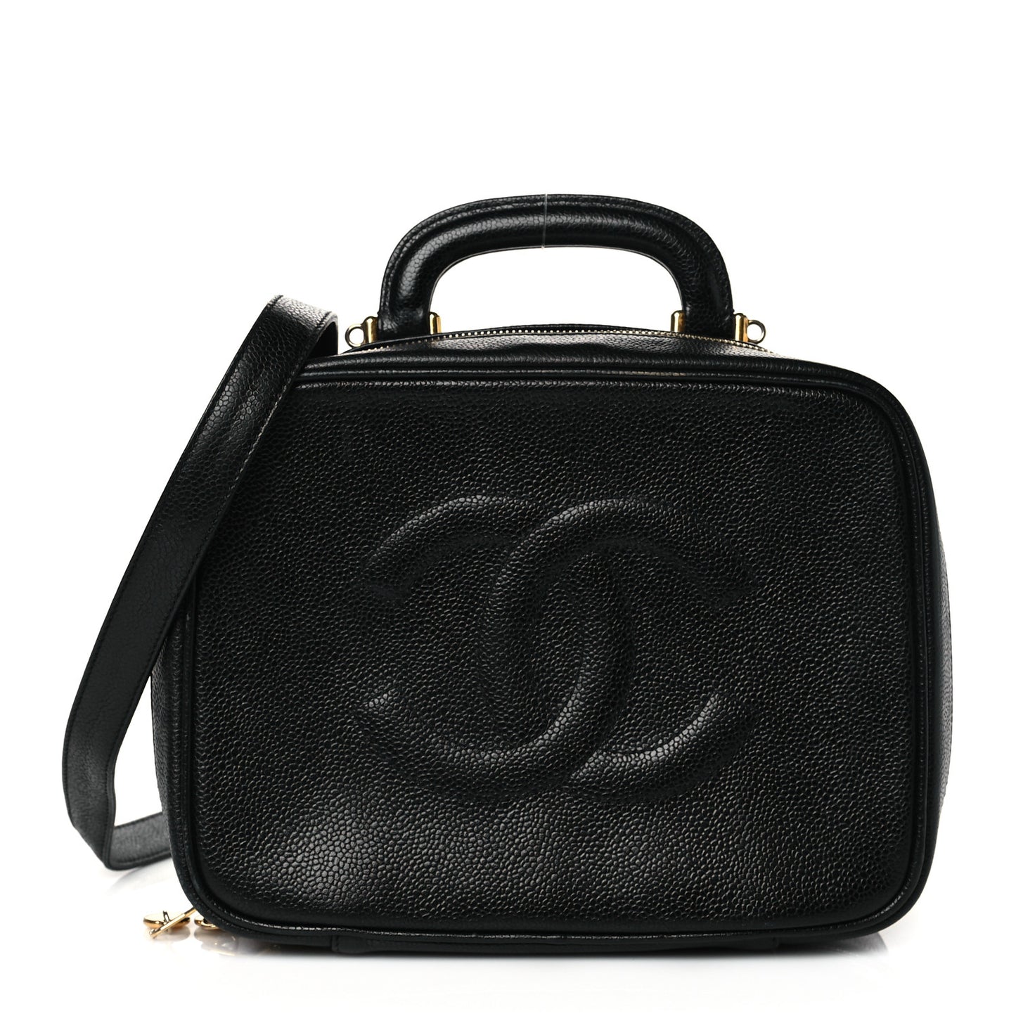 Caviar Timeless CC Vanity Case Black