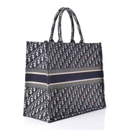 Christian Dior Oblique Book Tote Blue Multicolor 3 of 18