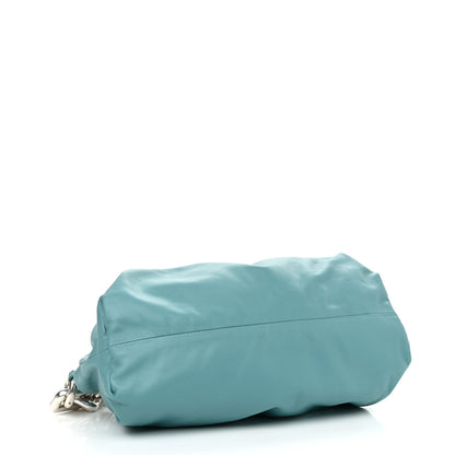 Bottega Veneta Calfskin The Pouch Chain Linloleum 4 of 12
