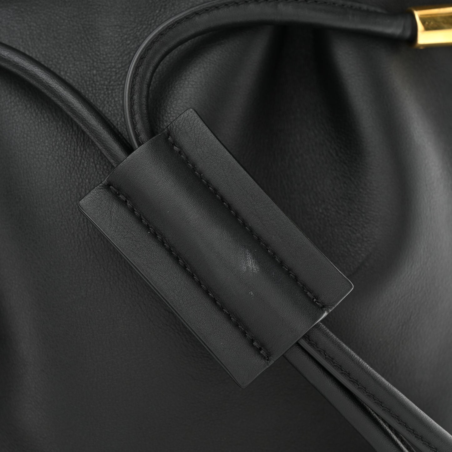 Calfskin Small Emma Bucket Black