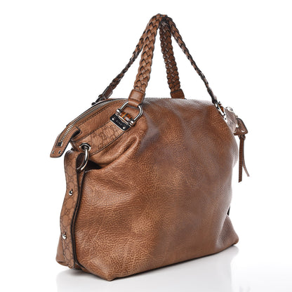 Gucci Calfskin Large Bamboo Bar Shoulder Bag Light Brown 3 of 9