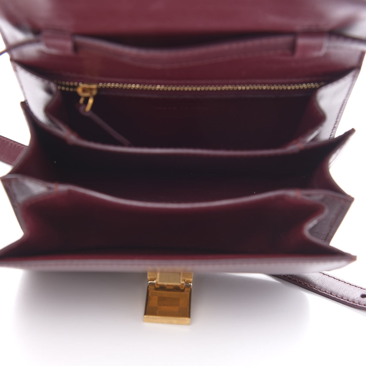 Smooth Calfskin Small Classic Box Flap Bag Red