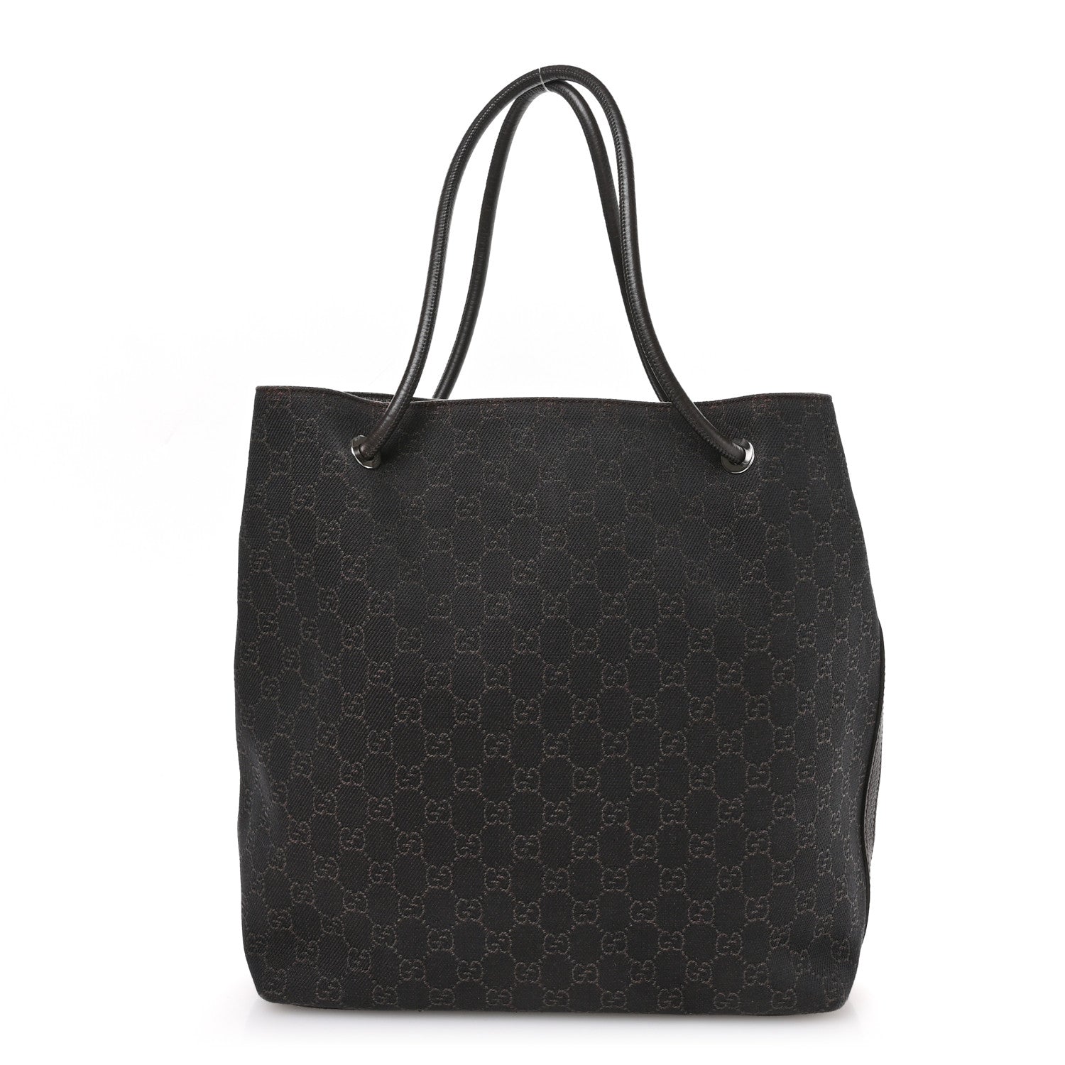 Gucci Canvas Monogram Gifford Shopping Tote Brown 3 of 19