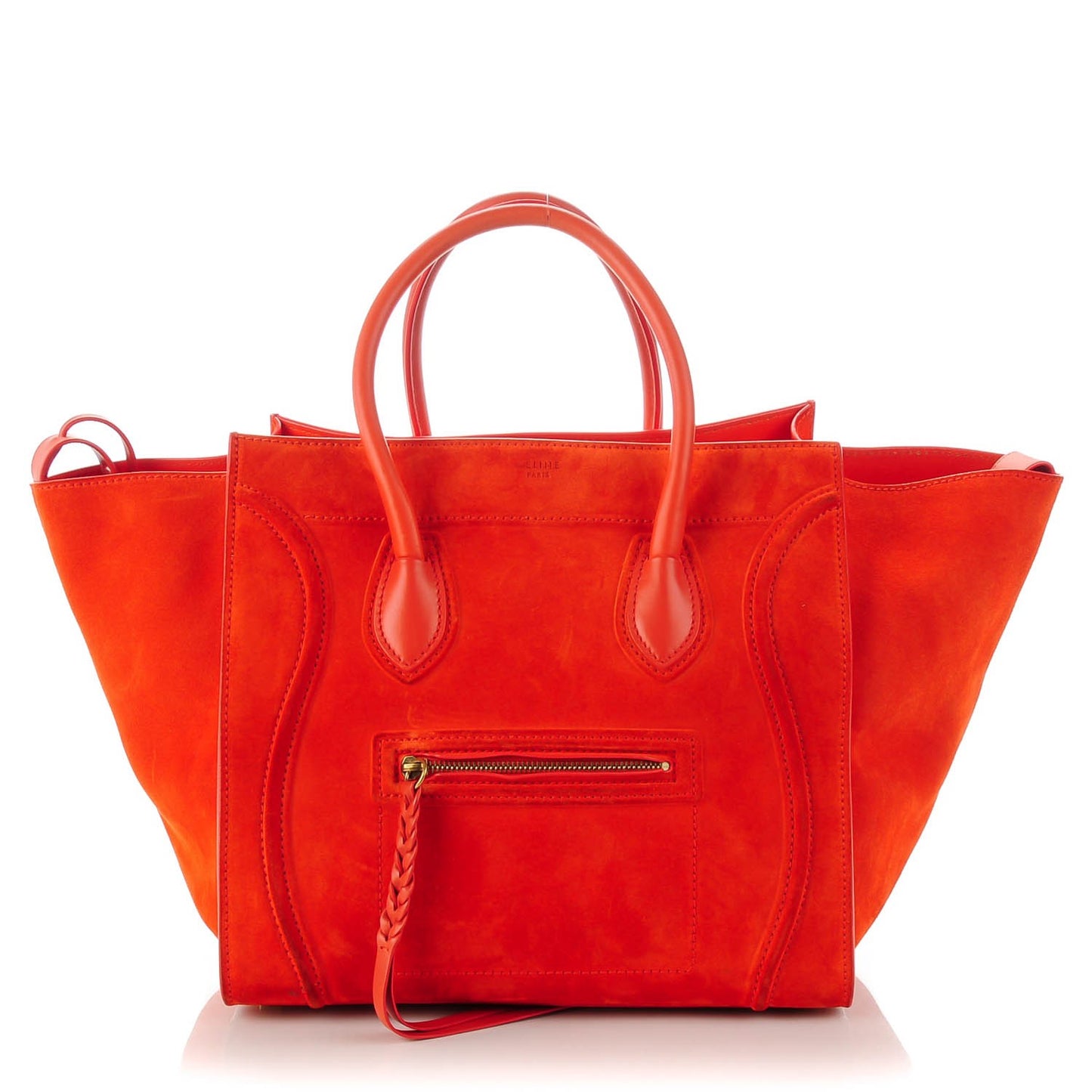 Nubuck Medium Phantom Luggage Bright Orange