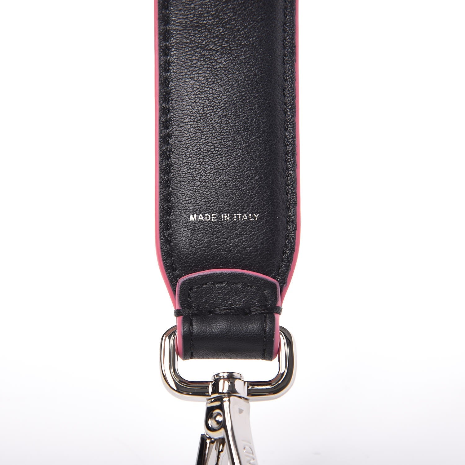 Fendi Vitello Dolce Plexiglass Studded Mini Strap You Black Multicolor 4 of 4