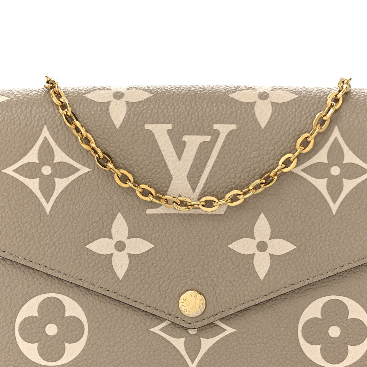 Empreinte Monogram Giant Felicie Pochette Tourterelle Creme