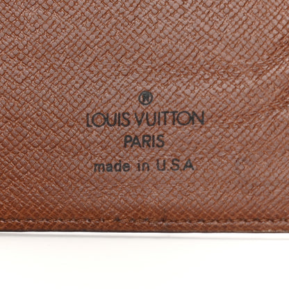 Louis Vuitton Monogram Checkbook Holder Case Wallet 6 of 9