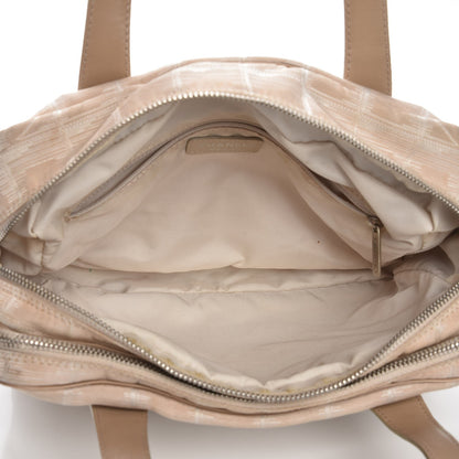 Chanel Nylon Small Travel Tote Beige 7 of 13