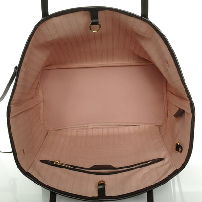 Louis Vuitton Damier Ebene Neo Neverfull MM Rose Ballerine 5 of 6
