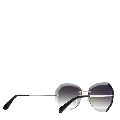Chanel Metal Spring Round Sunglasses 4220 Silver 3 of 10