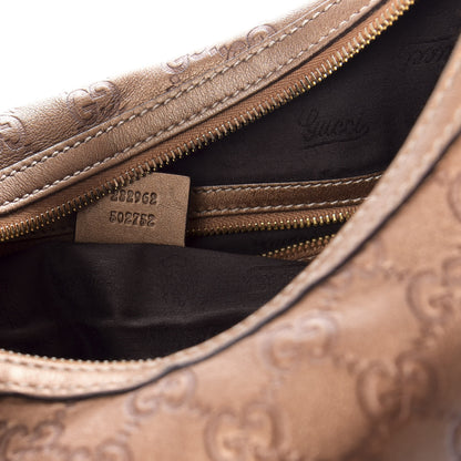 Gucci Guccissima Medium GG Twins Hobo Bronze 7 of 9