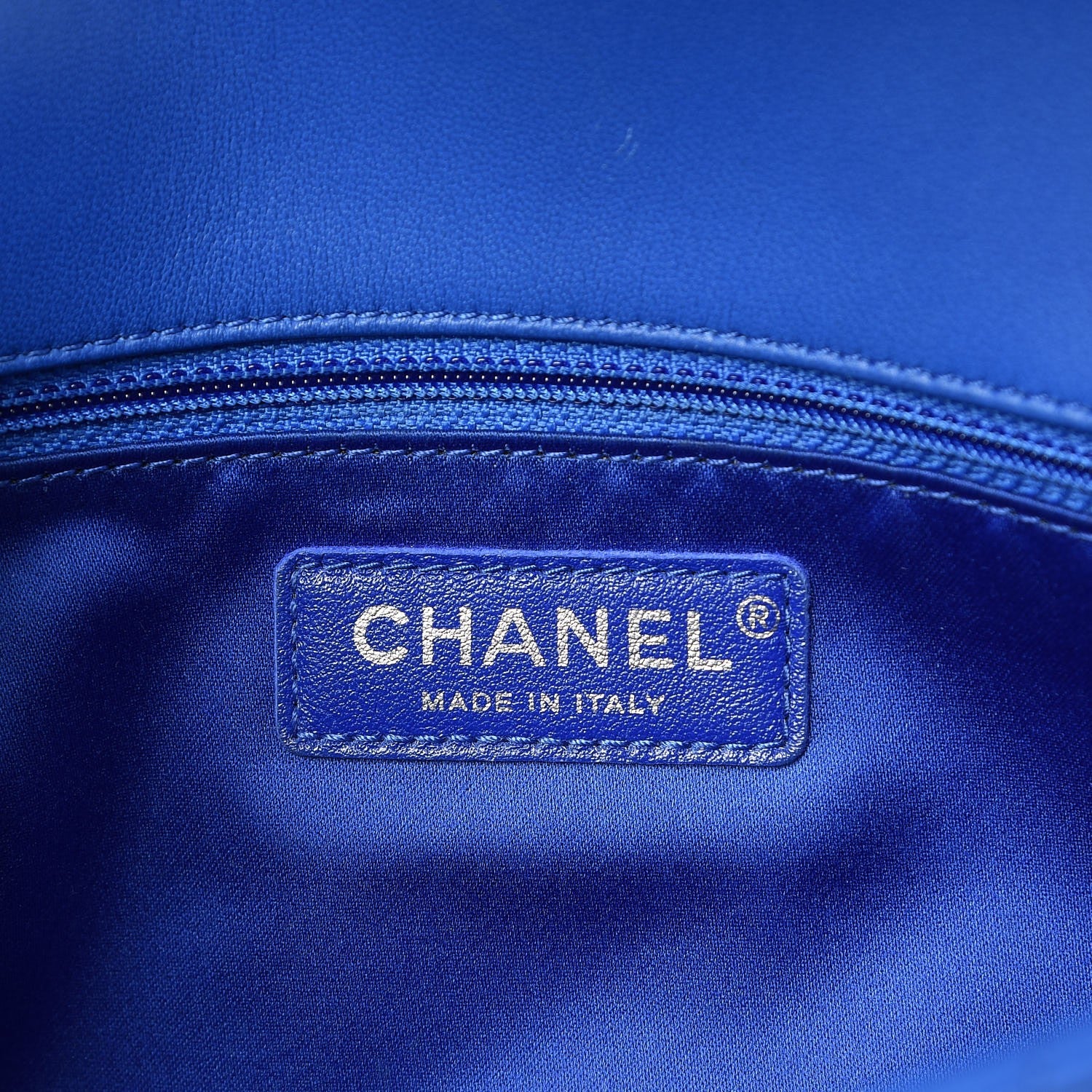Chanel Lambskin Medium CC Crossing Flap Blue 5 of 8