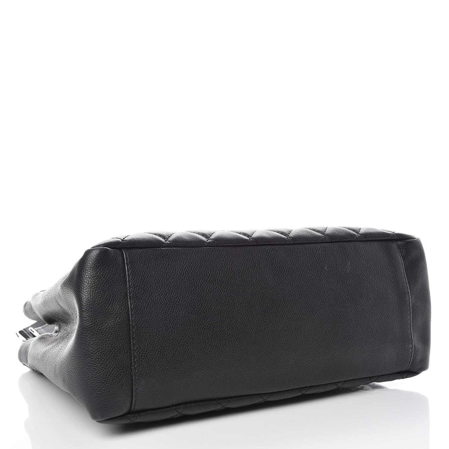 Chanel Caviar Quilted Grand Shopping Tote GST Black 4 of 15