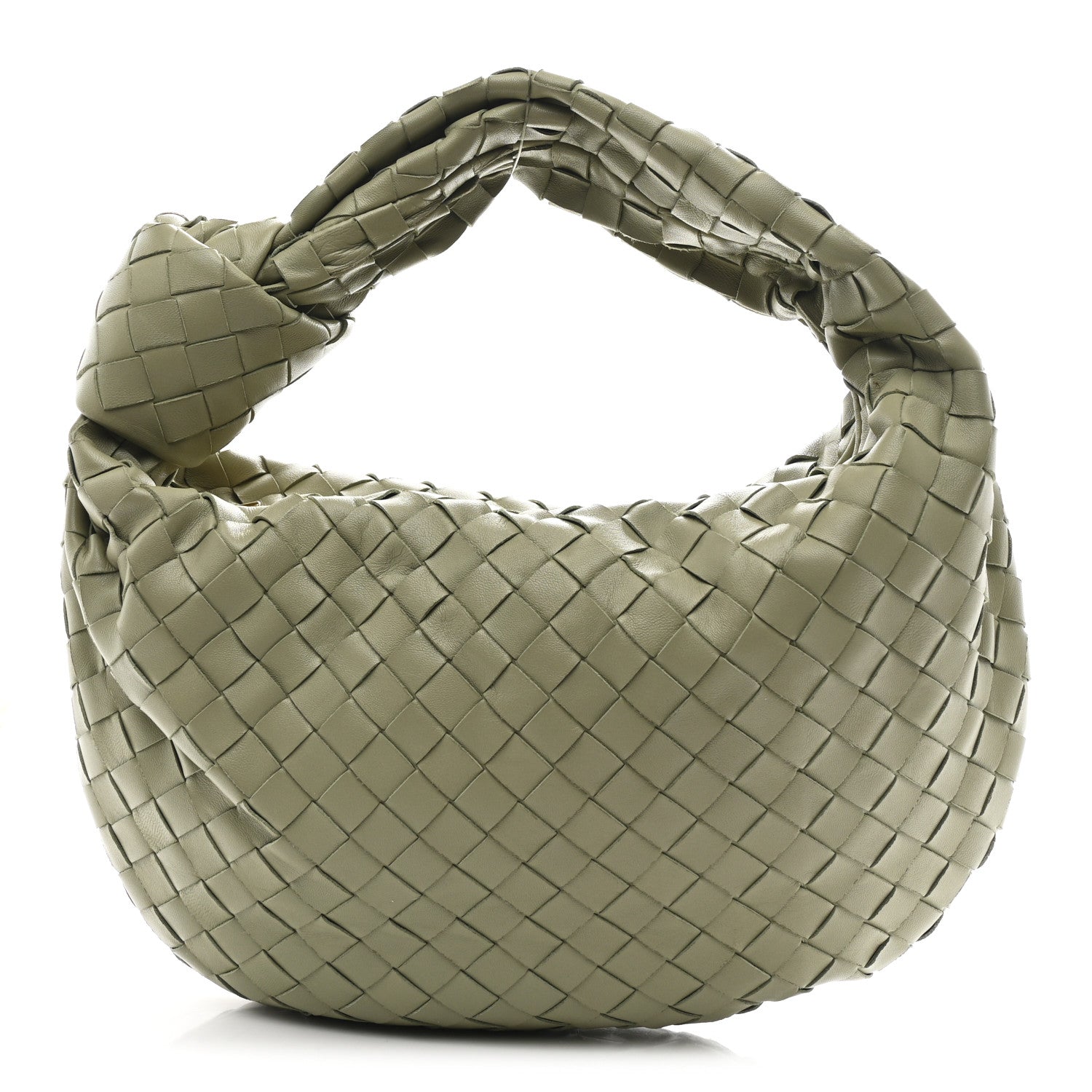 Bottega Veneta Nappa Intrecciato Teen Jodie Hobo Travertine 1 of 10