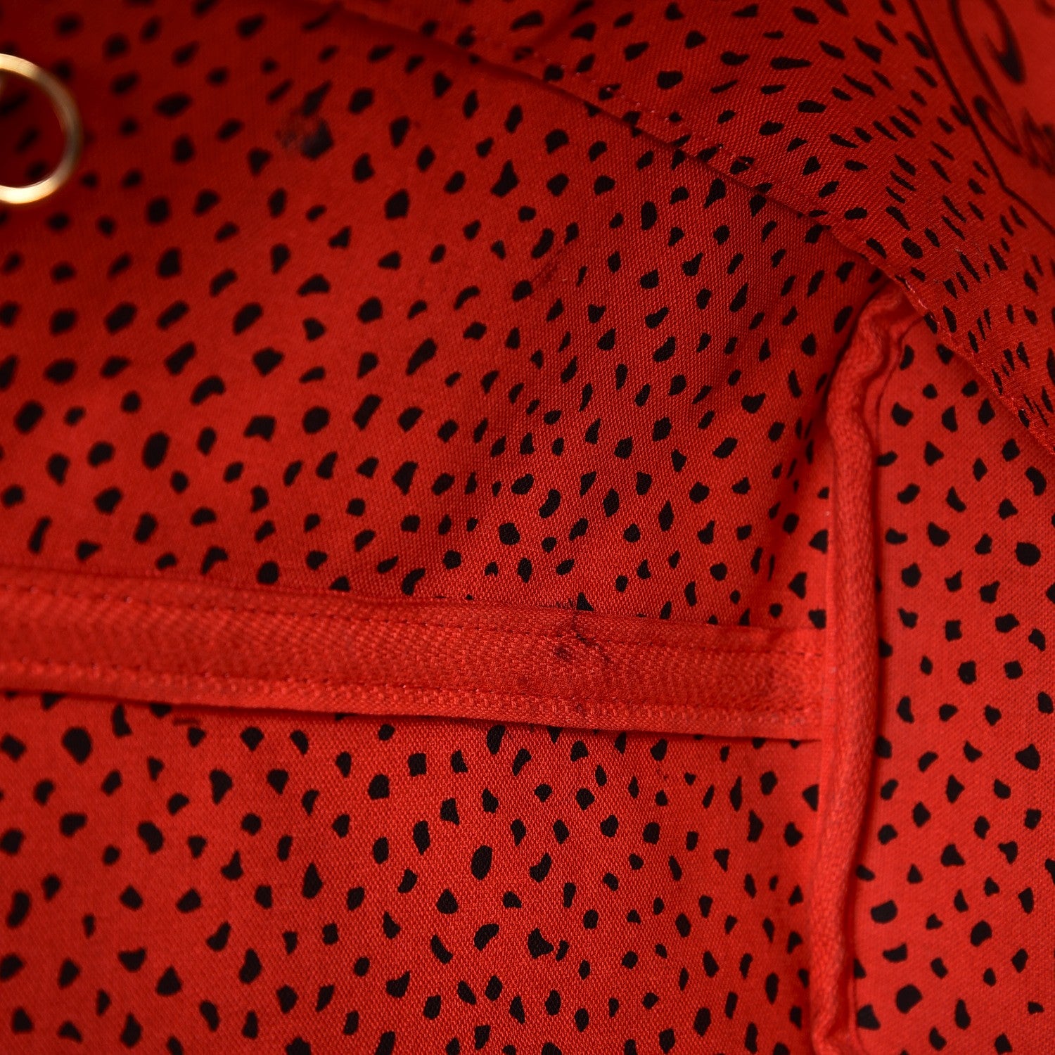 Louis Vuitton Monogram Kusama Waves Neverfull MM Red 8 of 8