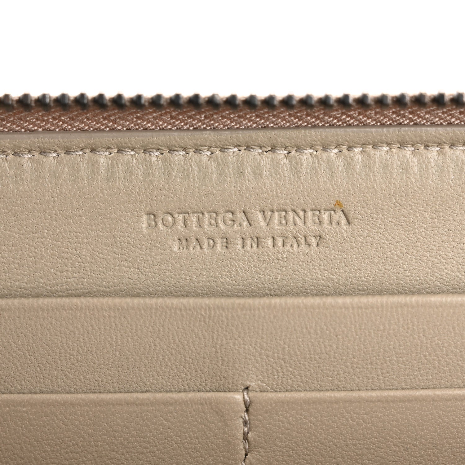 Bottega Veneta Nappa Intrecciato Zip Around Wallet Fume 6 of 13