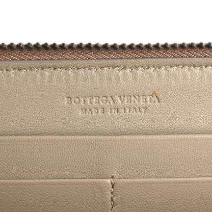 Bottega Veneta Nappa Intrecciato Zip Around Wallet Fume 6 of 13