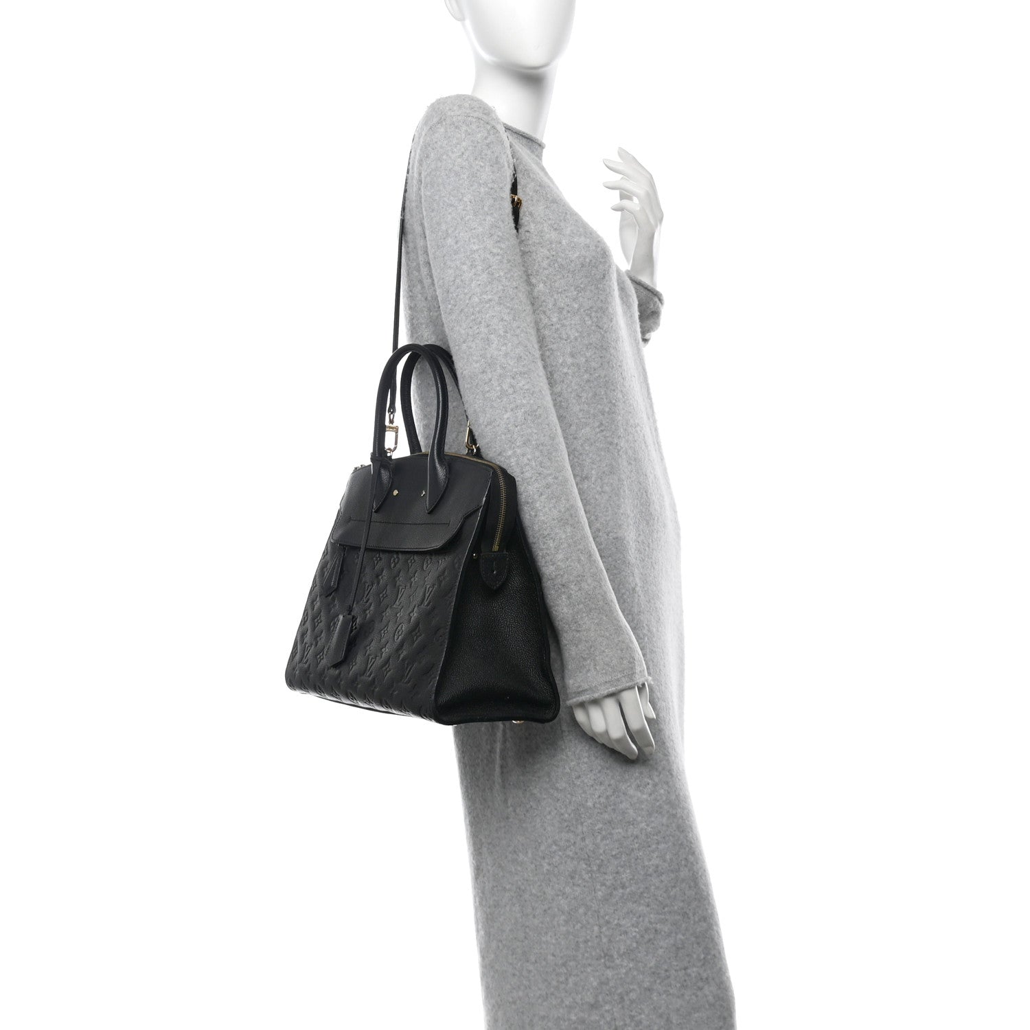 Louis Vuitton Empreinte Pont Neuf MM Black 2 of 12