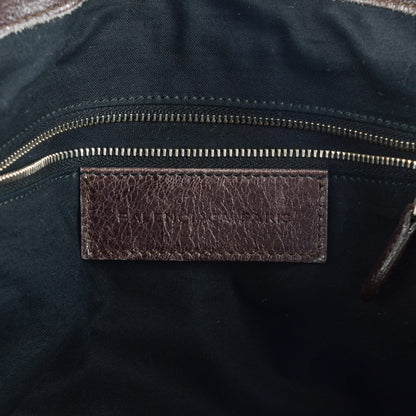 Balenciaga Agneau Giant 21 Silver Hardware Weekender Cafe 7 of 9