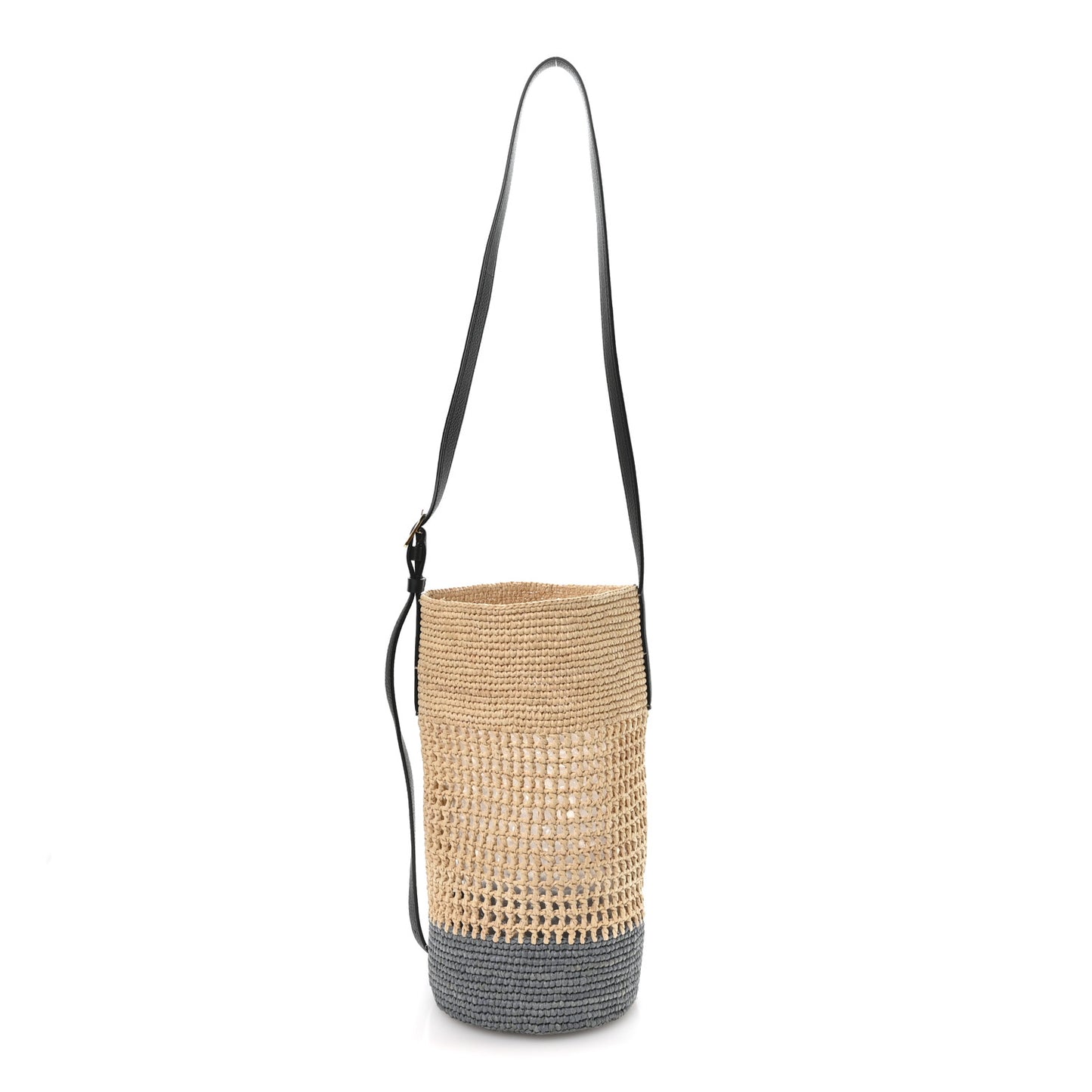Raffia Small Billie Bucket Bag Natural