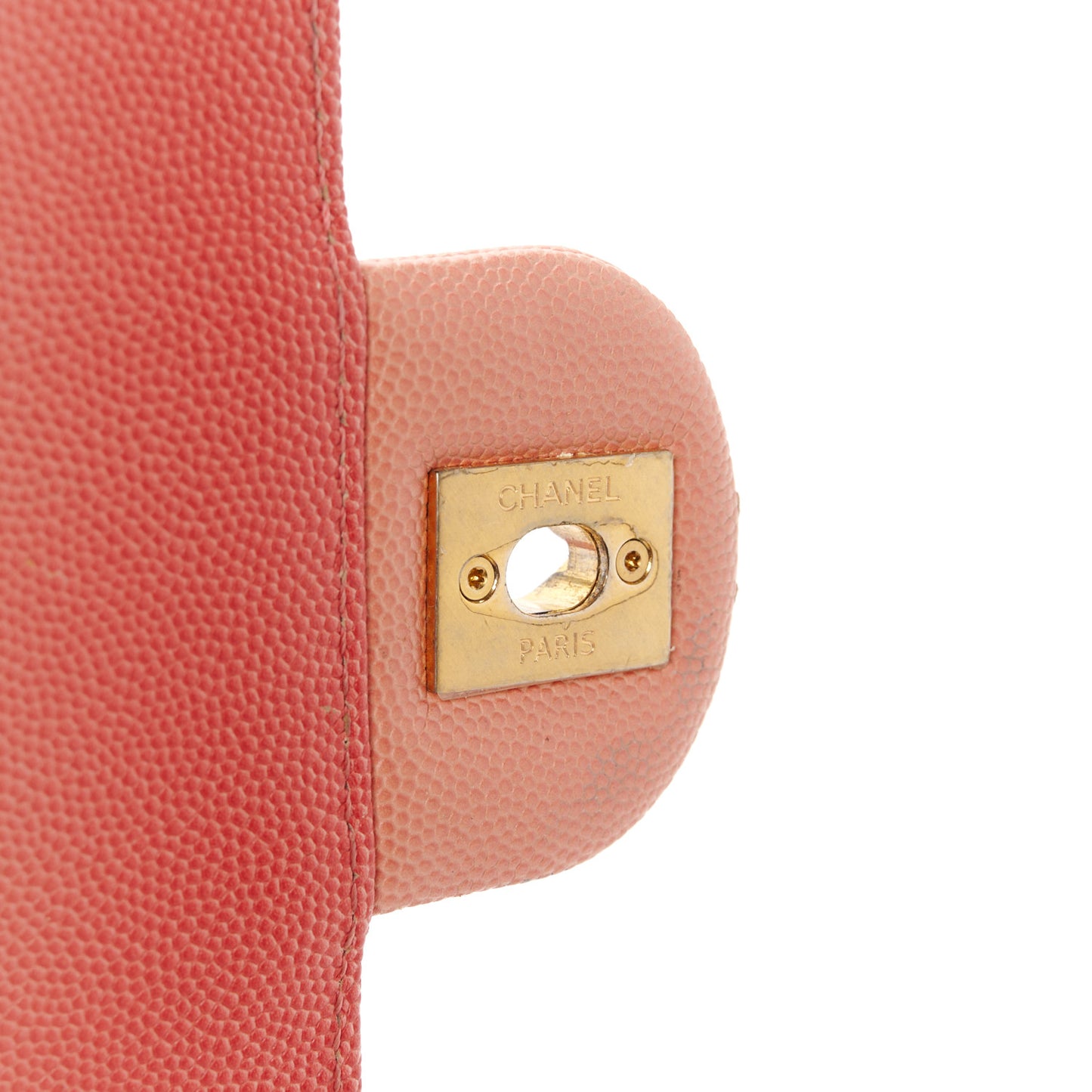 Caviar Quilted Medium Sunset On The Sea Flap Coral