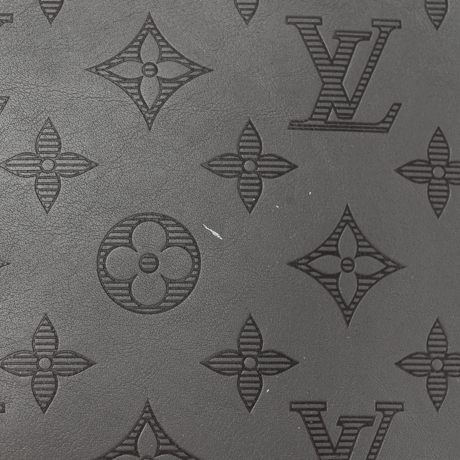 Louis Vuitton Calfskin Monogram Shadow Duo Messenger Anthracite Gray 14 of 14