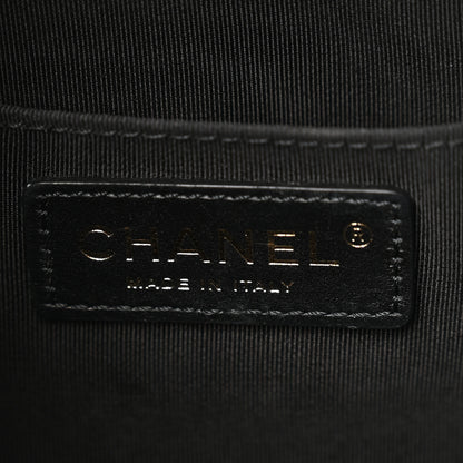 Chanel Caviar Quilted Rolled Up Bucket Drawstring Bag Black 6 of 10