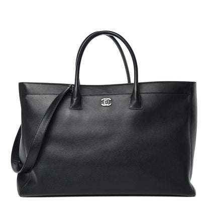 Chanel Calfskin XXL Cerf Tote Black 1 of 11