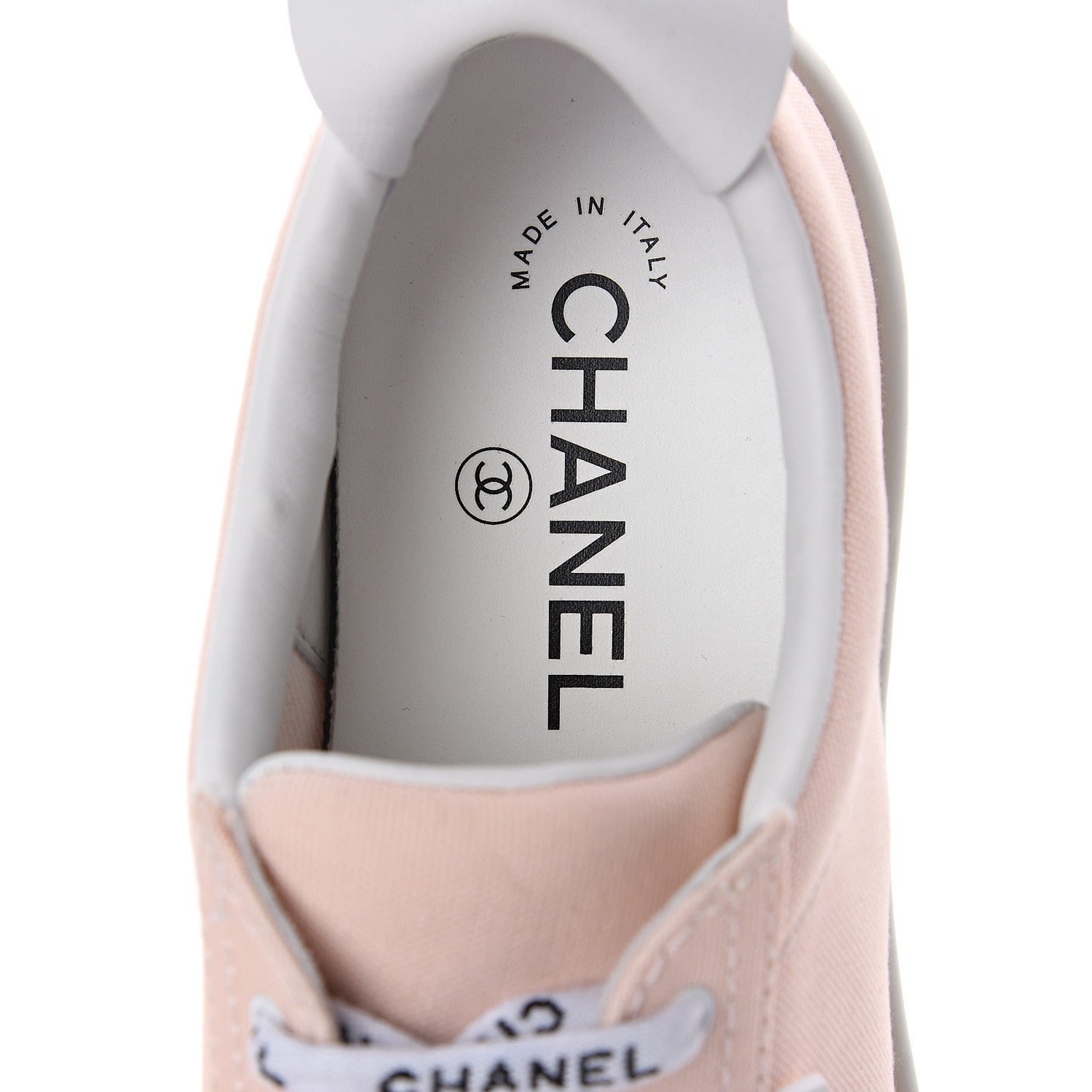 Chanel Canvas Womens Sneakers 38 Light Pink 6 of 7