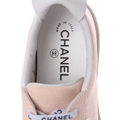 Chanel Canvas Womens Sneakers 38 Light Pink 6 of 7