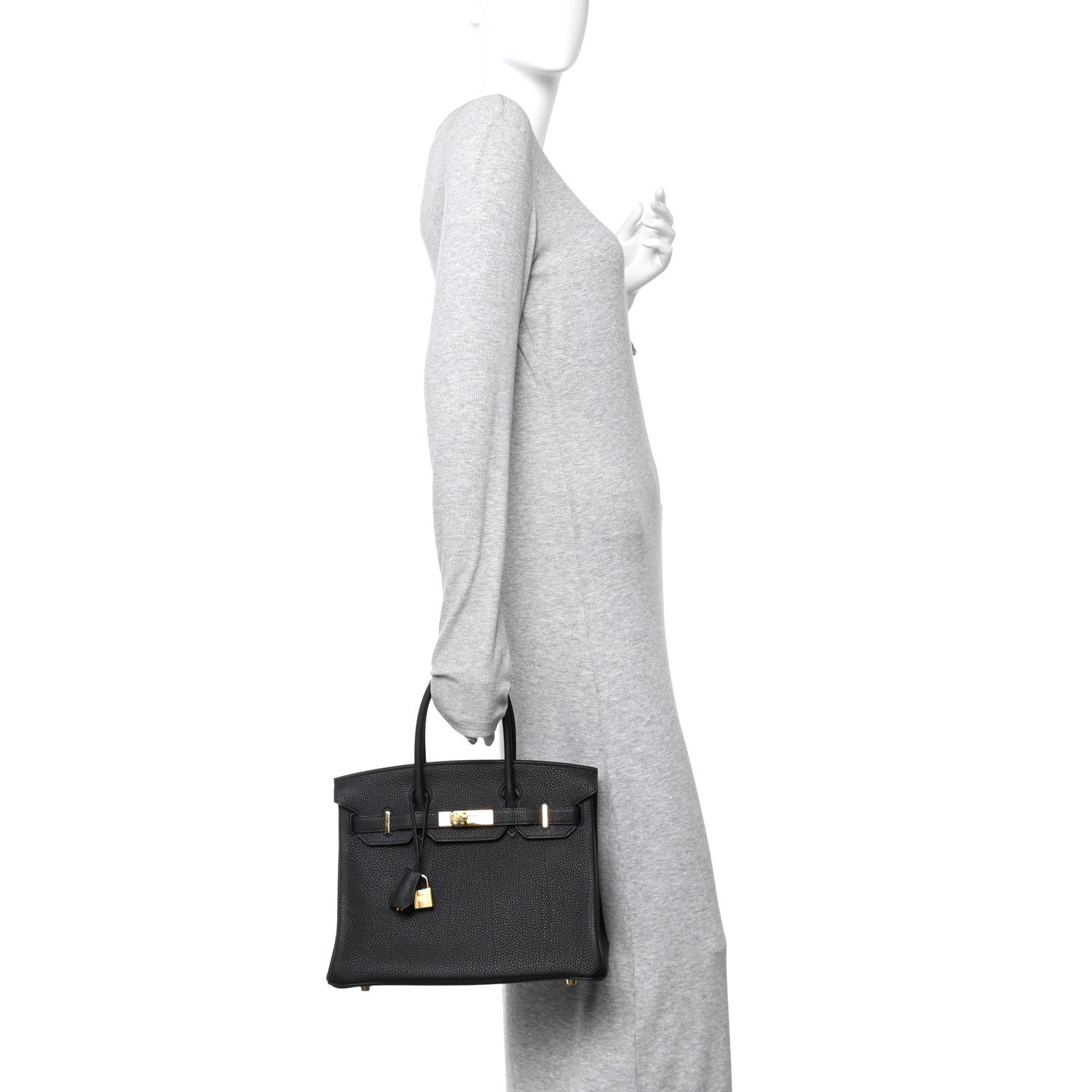 Hermes Togo Birkin 30 Black 2 of 12