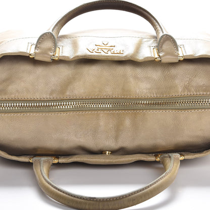 Prada Glace Calfskin Extra Wide Tote Stone 18 of 20