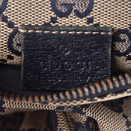 Gucci GG Monogram Web Double Pocket Belt Bag Navy 7 of 12