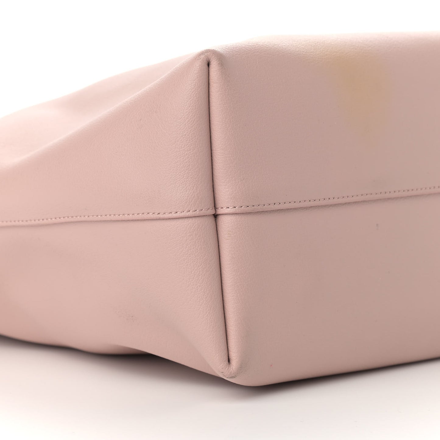 Calfskin Large Shopping Tote Pale Blush