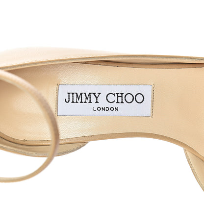Jimmy Choo Nappa Lucy 100 Pumps 39.5 Beige 6 of 10
